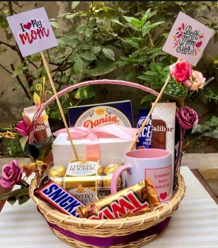 Mother's Day snack basket